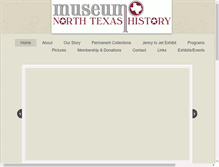 Tablet Screenshot of museumofnorthtexashistory.org